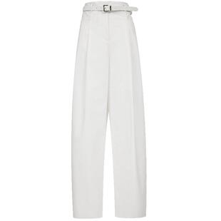 Vero Moda休闲裤2025夏季新款商场同款腰带设计纯色宽松香蕉裤女