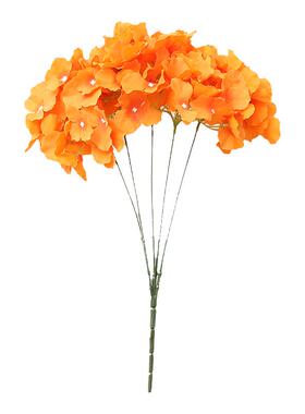 橘色系仿真花婚庆绢花装饰花材
