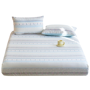 床笠单件100全纯棉1.2/1.8/1米5学生宿舍床垫保护套罩榻榻米定制