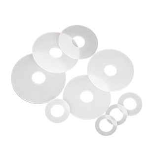 软白色硅胶螺丝垫片防水垫圈密封件减震平垫圈M2M3M4M5M6M8M10