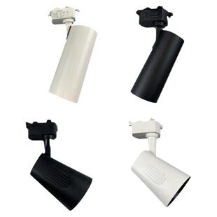 轨道灯led射灯服装店导轨射灯cob高亮店铺商用背景墙展厅滑道灯