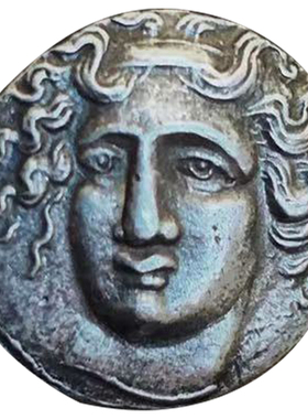 古希腊神话纯银仙女情侣硬币项链