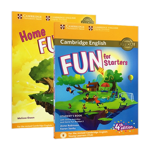剑桥YLE少儿英语 Fun for Starters movers flyers第四版 官方考级教材 进口剑桥儿童听说读写Cambridge English书本练习册