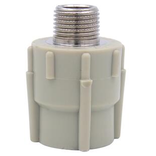 公元ppr管热熔管外螺纹直接头外丝直通连接头4分/6分水管配件