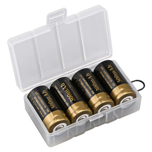 16340电池收纳盒4节16340电池盒16340电池仓电池槽保护盒整理盒子