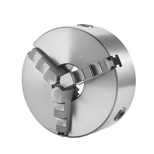 众环三爪自定心卡盘前穿卡盘夹头K11 80 160 200 250正爪反爪车床