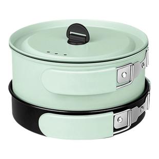 罗娅折叠锅便携出差用旅行电煮锅小型多功能电火锅分体煮面一人食