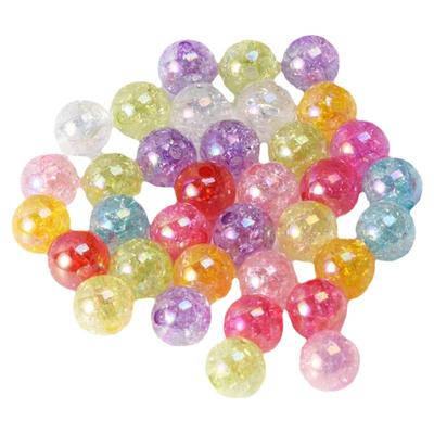 亚克力炫彩散珠裂纹爆裂混色