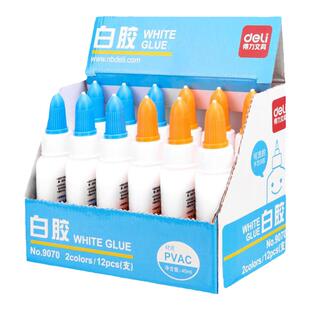 得力白胶儿童diy手工大桶装木工胶白乳胶美术用幼儿园专用白胶学生制作小瓶高粘度大瓶强力粘木头速干胶水