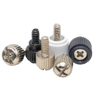 机箱侧板手拧螺丝铁皮侧后盖电源显卡螺丝6#-32十字手柄调节螺钉