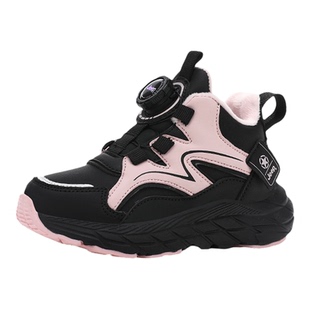 JEEP吉普童鞋女童棉鞋2025冬季新款加绒保暖儿童运动鞋女孩跑步鞋
