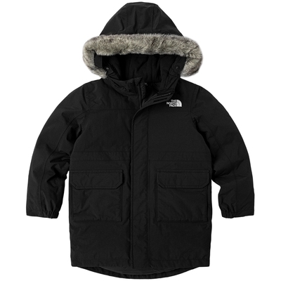 北面小童防水中长羽绒服