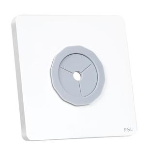 佛山照明穿线面板带出线孔86型开关插座装饰空白面板堵洞遮挡盖板