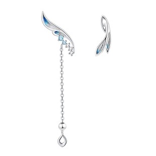 花芽原创青鸾耳钉女生2025新款古风精致高级感耳饰纯银耳环耳坠