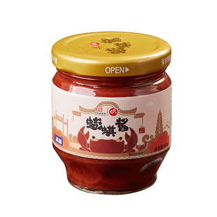 闽臻螃蜞酱蟛蜞酱螃蟹海鲜酱福建福州特产酒席