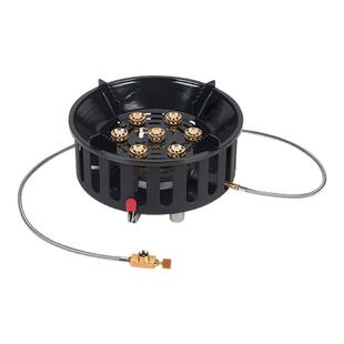 七星炉七头炉猛火炉卡式炉分体炉防风煤气灶燃气灶户外露营燃气炉