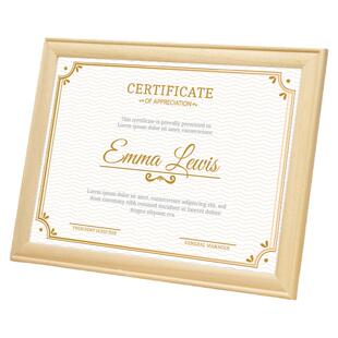 实木A3营业执照相框皮套框摆台奖状框证书相框挂墙授权书相框架