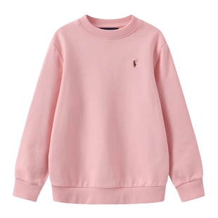 POLOWALK童装男女童卫衣2025秋冬新款中大童长袖圆领上衣儿童卫衣