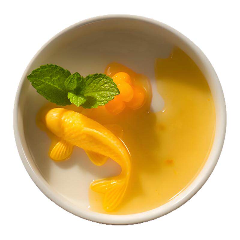 小鲤鱼酸奶芒果布丁锦鲤硅胶模具