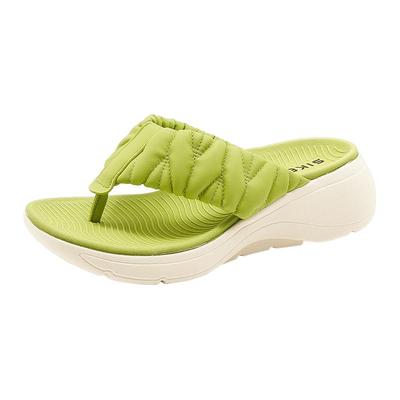 超轻防滑高跟人字拖女厚底凉鞋