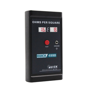 QUICK快克499D表面电阻测试仪绝缘防静电材料接地表面阻抗测试仪