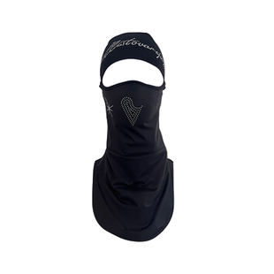 BCG新款星芒镶钻发带滑雪面罩护具护脸防风透气保暖防寒男女头套