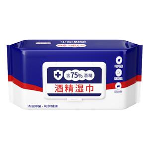 含75度酒精消毒湿巾杀菌用湿纸巾