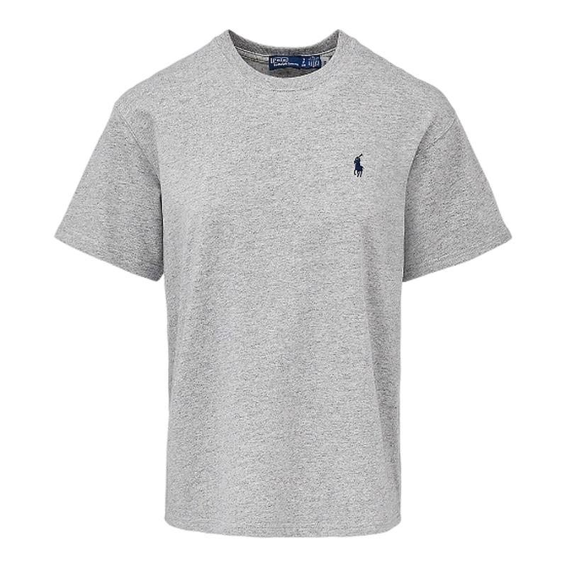 Polo Ralph Lauren 拉夫劳伦T恤圆领短袖灰色基础款小马标REVOLVE