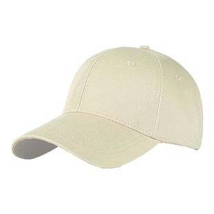 韩版2025春新款纯色鸭舌帽遮阳棒球帽男纯棉显脸小ins硬顶大头围