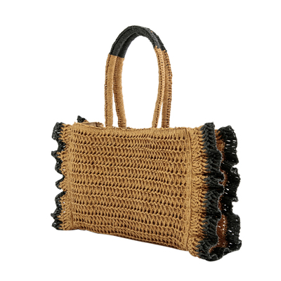 环保纸浆包包编织手袋托特包