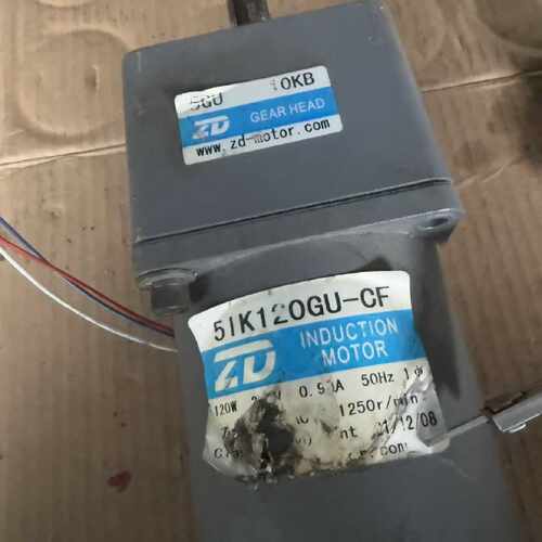 拆机一个二手中大减速电机5IK120GUCF5GU10