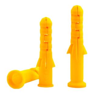 小黄鱼塑料膨胀管国标胶塞黄尼龙塑胶管锚栓大全膨胀螺丝M6M8M10