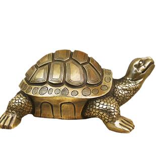 全铜乌龟摆件长寿龟 招财龟金钱护住宅家居饰品卧室摆件工艺品摆