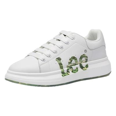 Lee男鞋2025秋季新款小白鞋男款厚底男士透气真皮板鞋情侣休闲鞋