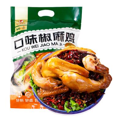 马大姐厨坊椒麻鸡整只530g正宗手撕即食熟食真空麻辣烧鸡扒鸡凉菜