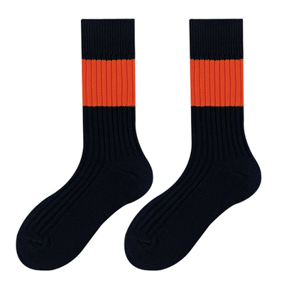 春夏新品港风粗线长筒袜子运动