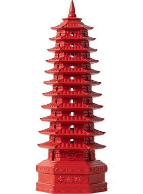 创意陶瓷文昌塔摆件7层9层11层