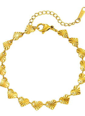 跨境爆款四叶草钛钢手链女不掉色