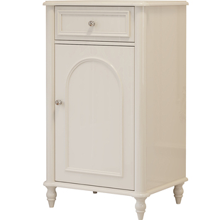 法式实木床头柜保险柜一体主卧智能床边柜烤漆收纳柜多功能高级感