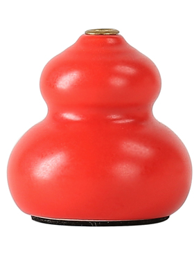 七彩葫芦陶瓷线香插福禄摆件香托