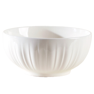 白色8寸汤碗家用2025新款高颜值大号汤面碗釉下彩陶瓷大碗米饭碗