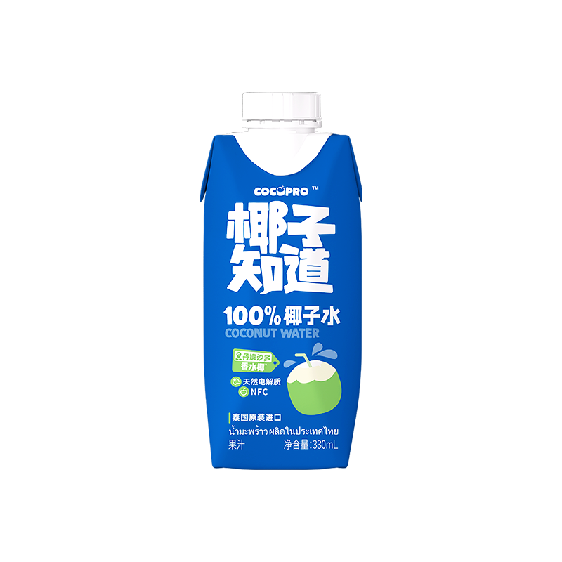 椰子知道100%NFC椰子水椰汁