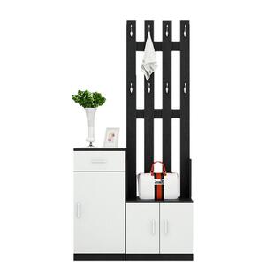 入户门挂衣架鞋柜带挂衣架一体家用卧室落地门口衣帽架玄关衣帽柜