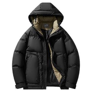 贵人鸟男士羽绒服男款2025年冬季加厚工装棉服男生棉衣外套棉袄子