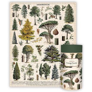 Cavallini拼图成人版1000片美国进口复古蝴蝶天体植物园拼图玩具