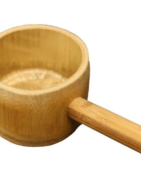 中国风竹制长柄分茶勺围炉煮茶