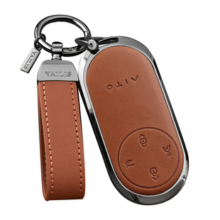 2026新款问界M7钥匙套25款M8M9专用Ultra版max汽车真皮金属扣壳男