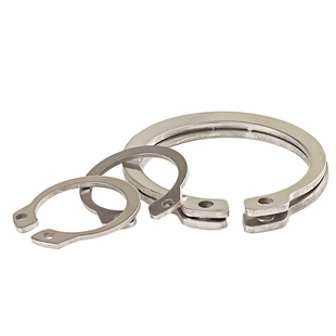 304不锈钢轴用弹性挡圈3-120轴承用卡簧卡环外卡簧表面光洁GB894