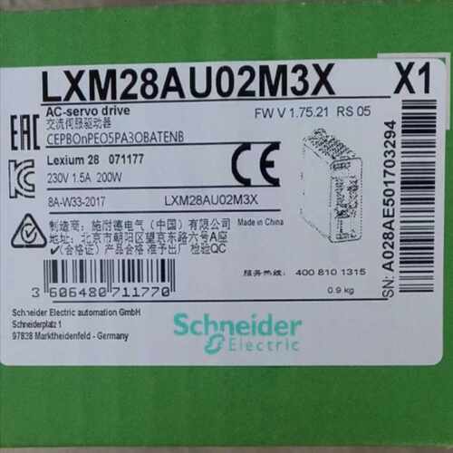 议价施耐德28系列伺服驱动器LXM28AU01M3X/LXM28AU02M3X