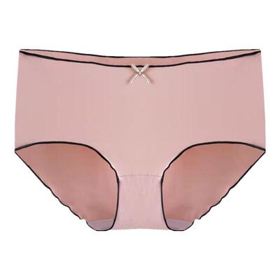 冰丝内裤女士无痕抗菌全纯棉裆少女生纯欲三角短裤头收腹裸睡抑菌